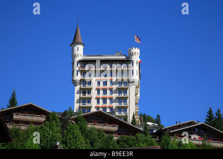 Il Grand Hotel Palace Hotel a Gstaad svizzera Foto Stock