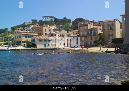 Saint Tropez porto mediterraneo di Francia Foto Stock