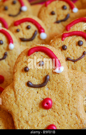 Gingerbread Santa Claus. Foto Stock