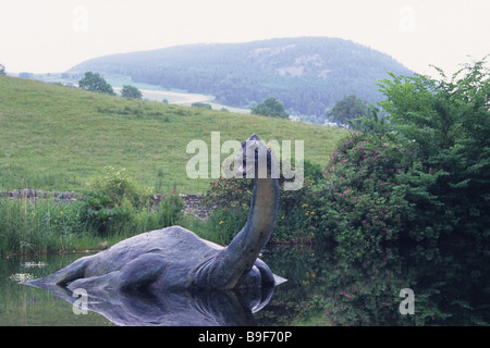 Il modello del mostro di Loch Ness, da Loch Ness, Scotland, Regno Unito Foto Stock