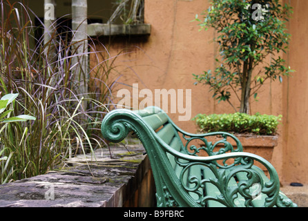 Close-up di banco in hotel, Thailandia Foto Stock