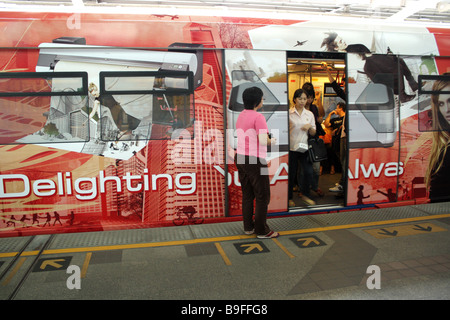 BTS skytrain , Bangkok , Thailandia Foto Stock