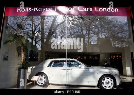 Rolls Royce showroom (Jack Barclay), Londra Foto Stock