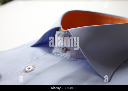 Camicie da uomo collare close-up Foto Stock