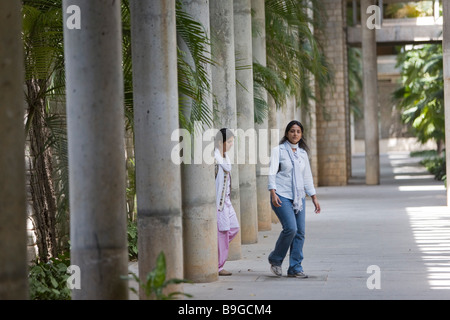 India Bengaluru Bangalore Indian Institute of Management di corridoi di Bangalore Foto Stock