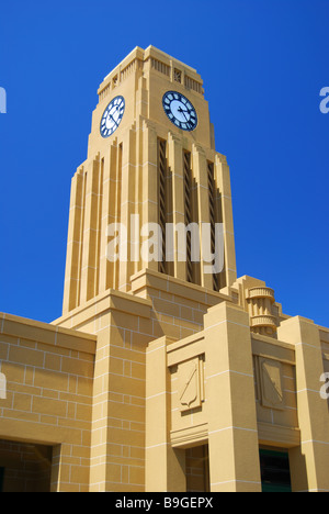 Camere municipali, edificio Palmerston Street, Westport, nella costa occidentale dell'Isola del Sud, Nuova Zelanda Foto Stock