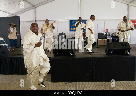 Sammy Terrell Gospel Singers al talento tenda, Dutchess County Fair, Rhinebeck, New York Foto Stock