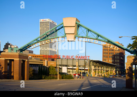 Il Milwaukee Public Market offre Wisconsin Specialty Foods nello storico terzo Ward sezione di Milwaukee Wisconsin Foto Stock