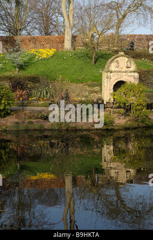 La primavera in Dingle Shrewsbury Shropshire Foto Stock