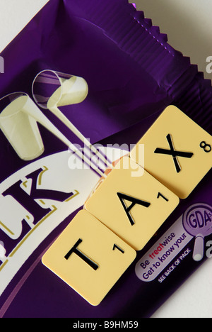 Un'immagine generica per illustrare il suggerimento che il Regno Unito dovrebbe introdurre una tassa sul cioccolato in un tentativo di combattere l'obesità Foto Stock