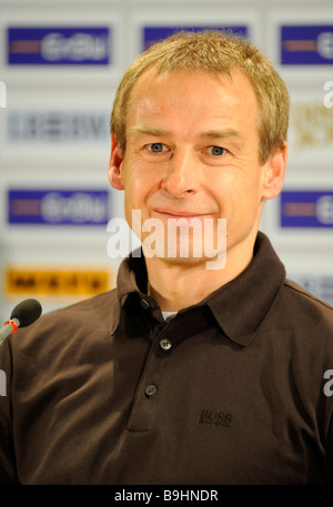 Ex nazionale tedesco di coach Juergen Klinsmann, trainer FC Bayern Muenchen, ritratto Foto Stock