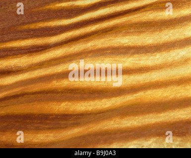 Striature di ruggine su un vecchio tetto dello stagno, sfondo Foto Stock