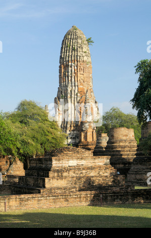 Il Wat Phra Ram Tempio nel tempio del sito Patrimonio Mondiale dell'Unesco, Ayutthaya, Thailandia, Asia Foto Stock