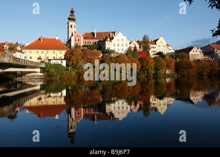 Frohnleiten, fiume Mur, Stiria, Austria, Europa Foto Stock