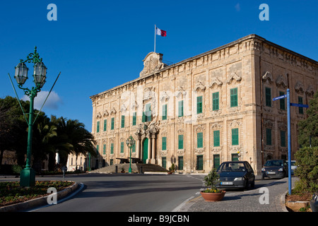 Auberge de Castille, sede del primo ministro di Malta, La Valletta, Malta, Europa Foto Stock