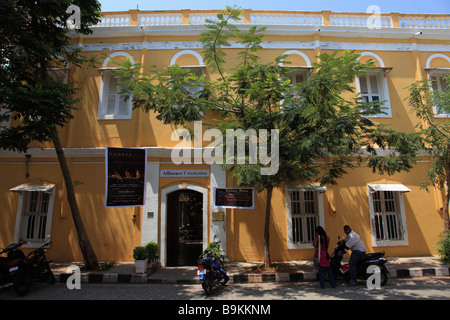 India Puducherry Pondicherry Alliance Française Foto Stock