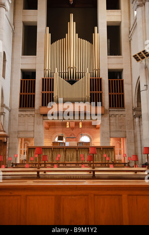 Organo nella cattedrale di S. Anna, Belfast Foto Stock