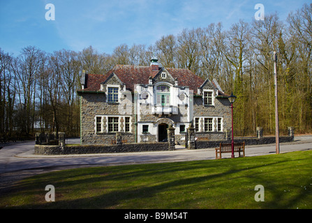 Oakdale Workmens Institute, St Fagans National History Museum, St Fagans, Galles. Regno Unito Foto Stock