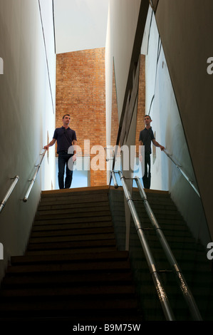 L'Irlanda, nella contea di Cork, sughero, la Crawford Municipal Art Gallery, estensione dell'architetto Erick Van Egeraat Foto Stock