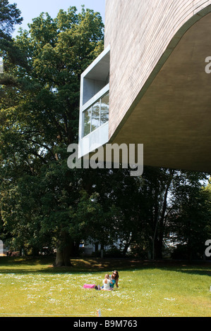 L'Irlanda, nella contea di Cork, Cork University College Cork (UCC), Lewis Glucksman Gallery da architetti O'Donnell & Tuomey Foto Stock