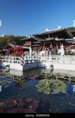 Chi Lin Monastero, Diamond Hill, Kowloon, Hong Kong Foto Stock