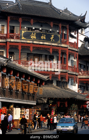 Cina, Shanghai, Nanshi vecchio distretto Foto Stock