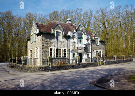 Oakdale Workmens Institute, St Fagans National History Museum, St Fagans, Wales, Regno Unito Foto Stock