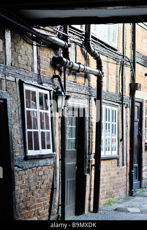 La high street a Henley in Arden village warwickshire England Regno Unito Foto Stock