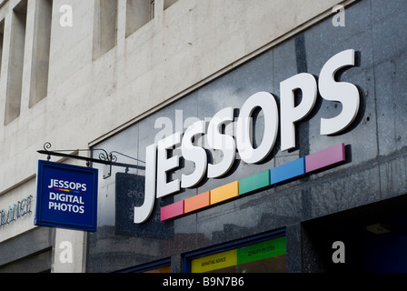 Fotocamera Jessops shop in Manchester City Centre Regno Unito Foto Stock