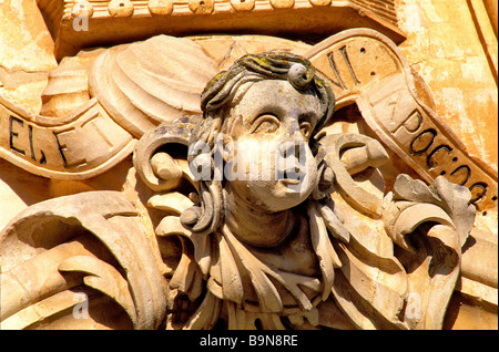 L'Italia, sicilia, Modica, San Giorgio cattedrale (stile barocco) Foto Stock