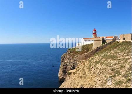 Capo San Vincenzo (Portoghese: Cabo de São Vicente) Faro, Portogallo Foto Stock