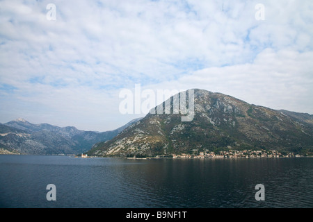 Baia di Kotor Montenegro Europa Foto Stock