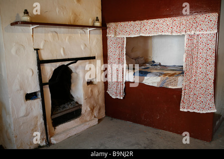 Doagh carestia Village (museo all'aperto), Repubblica di Irlanda. Foto Stock