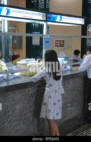 L'Ufficio Generale delle Poste edificio, a Saigon, a Ho Chi Minh City, Vietnam Foto Stock