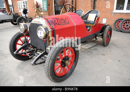 Nazzaro Targa Florio 1913 tre anteriore vista laterale Foto Stock