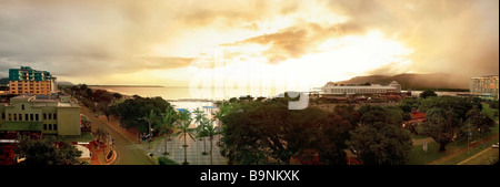 Il Cairns Esplanade Tropical North Queensland Australia Foto Stock