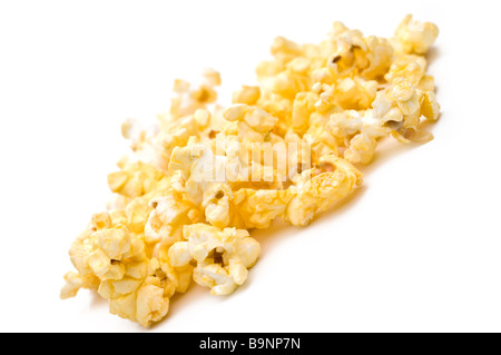 Messa a fuoco poco profonda closeup di popcorn Foto Stock