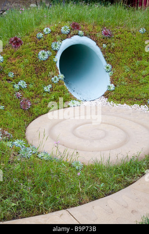 Il Marshalls giardino che i ragazzi vogliono realmente! Al Chelsea Flower Show 2008, designer Ian Dexter Foto Stock