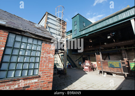 "Caudwells Flour Mill' di un palazzo del XIX secolo mulino di farina a Rowsley, Derbyshire, "Gran Bretagna" Foto Stock