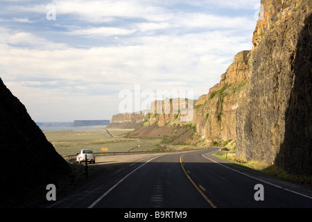 Coulee corridoio - Eastern Washington vicino a Steamboat Rock State Park Foto Stock