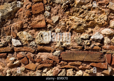 Vecchio muro in Trinidad, Cuba Foto Stock