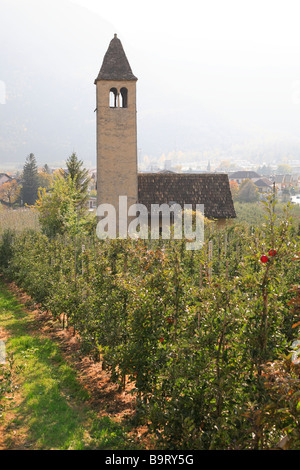 San Procolo chiesa a Naturno Naturno Trentino Italia Foto Stock