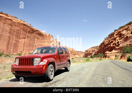 4 ruote motrici a Capitol Reef National Park nello Utah Stati Uniti d'America Foto Stock