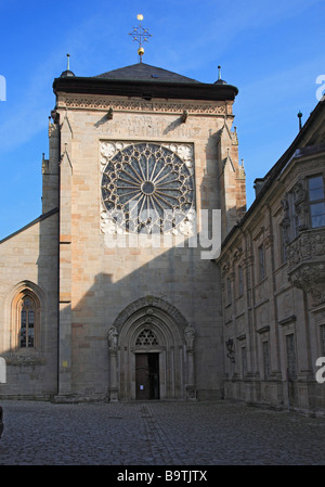 Dettaglio del monastero di Ebrach vicino a Bamberg Frankonia superiore Baviera Germania Foto Stock