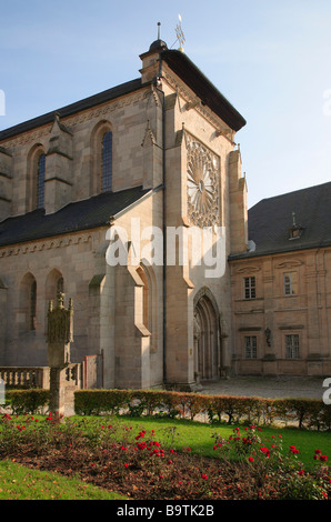 Dettaglio del monastero di Ebrach vicino a Bamberg Frankonia superiore Baviera Germania Foto Stock