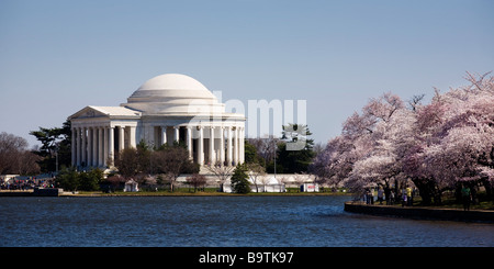 Thomas Jefferson Memorial in primavera Foto Stock