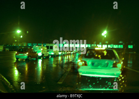 Autostrada casello di Melegnano Milano Italia Foto Stock