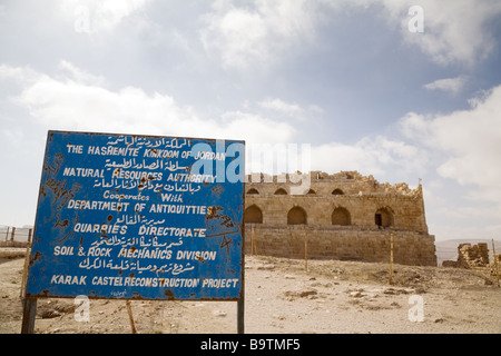 Il castello di Kerak, Giordania Foto Stock