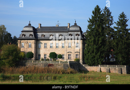 Castello di Burgwindheim vicino a Bamberg Frankonia superiore Baviera Germania Foto Stock