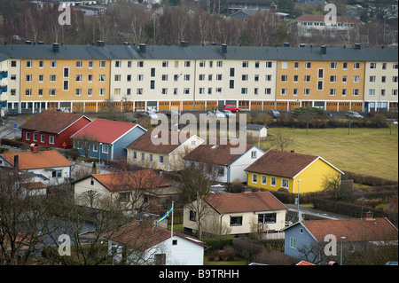 Villaggio svedese, Kungsbacka Foto Stock